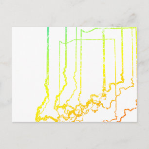 Cartão Postal névoa fria indiana