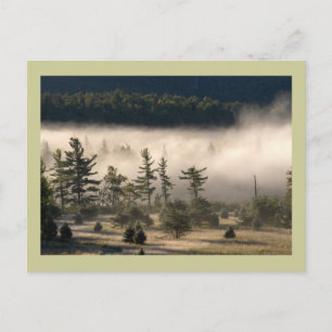 Cartão Postal Nevoeiro matinal nos Adirondacks