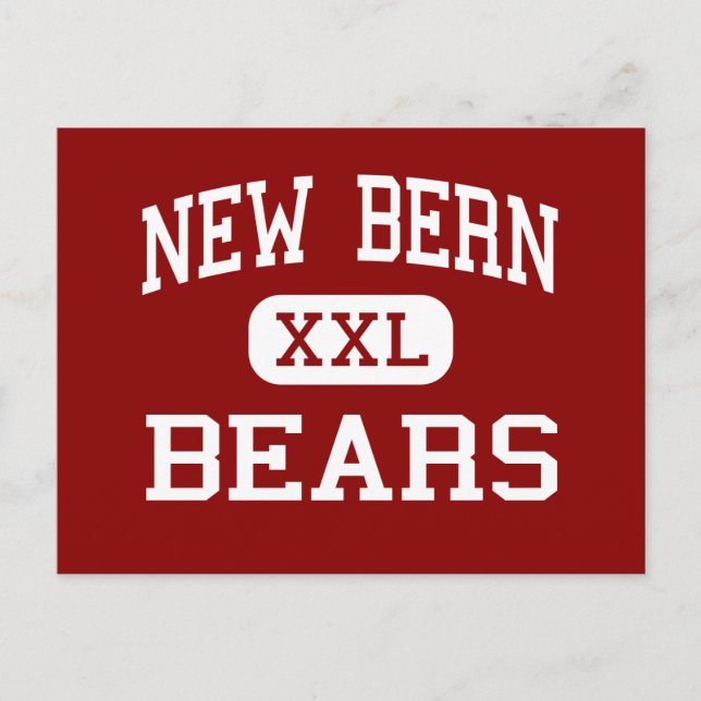 Cartão Postal New Bern - Bears - High - New Bern North Carolina (Frente)