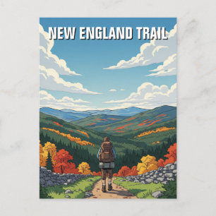 Cartão Postal New England Trail Viagem