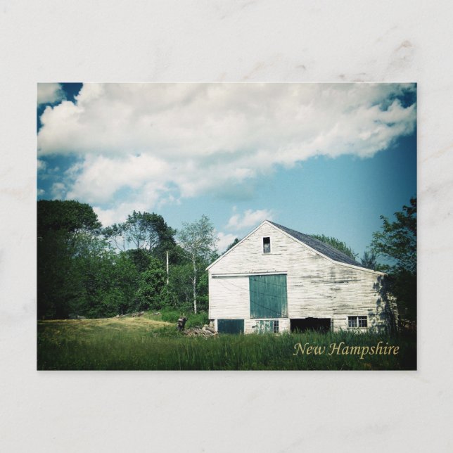 Cartão postal New Hampshire (Frente)