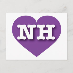 Cartão Postal New Hampshire Purple Heart - Big Love