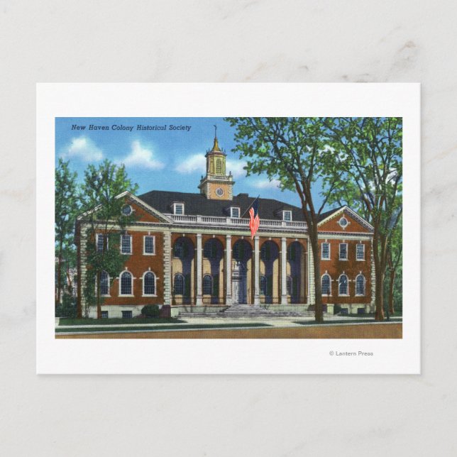 Cartão Postal New Haven Colony Historical Society (Frente)
