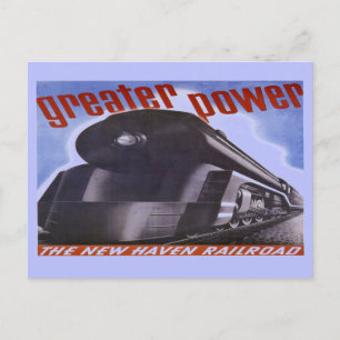 Cartão postal New Haven Railroad Greater Power 193