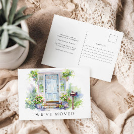 Cartão Postal New Home Moving Announcement Change of Address