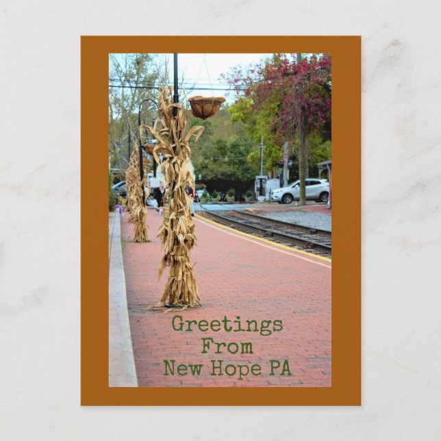 Cartão Postal New Hope PA (Frente)