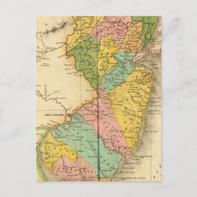 Cartão Postal New Jersey EUA (Frente)