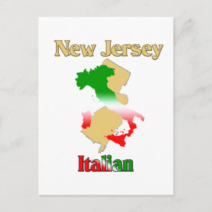 Cartão Postal New Jersey Italiano