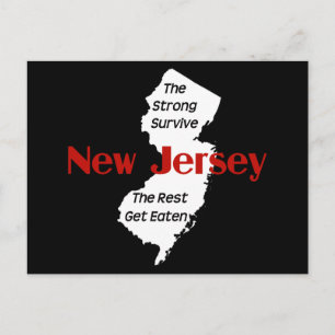 Cartão Postal New Jersey: os fortes sobrevivem; os outros são co