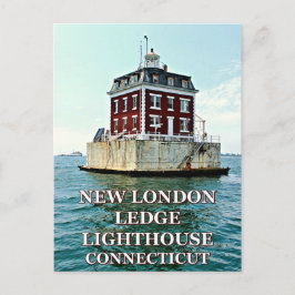 Cartão Postal New London Lighthouse, Cartão-postal de Connecticu