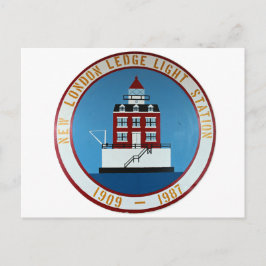 Cartão Postal New London Lighthouse, Cartão-postal de Connecticu