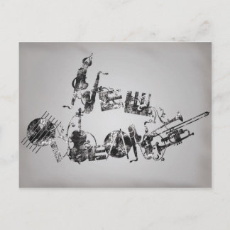 Cartão Postal New Orleans Jazz