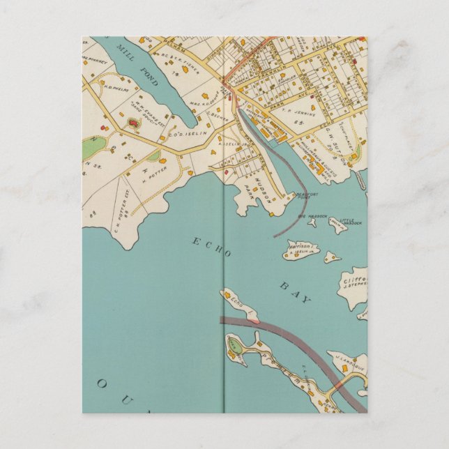 Cartão Postal New Rochelle, NY (Frente)