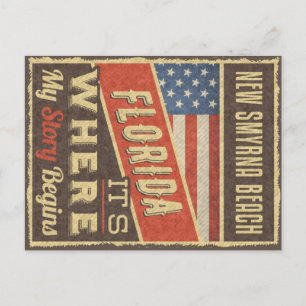 Cartão Postal New Smyrna Beach