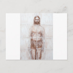 Cartão Postal New Turin Shroud (Realismo Contemporâneo Jesus)