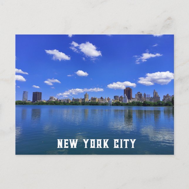 Cartão Postal New York City - Centra Park view (Frente)