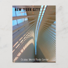 Cartão Postal New York City - Oculus World Trade Center