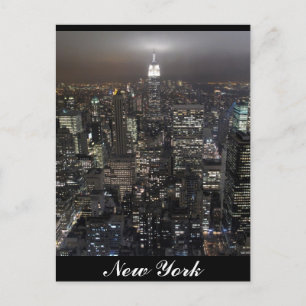 Cartão postal New York Cityscape New York Souveni