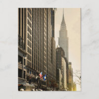 New York, E 42 Rua e Chrysler Building