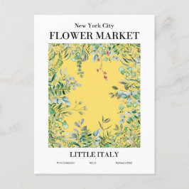 Cartão Postal New York Flower Market, Little Italy Postcard