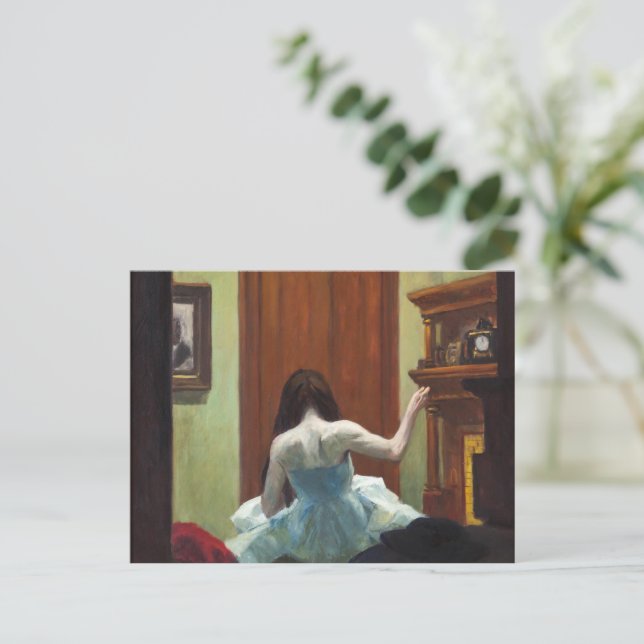 Cartão Postal New York Interior | Edward Hopper | (Em pé/Frente)