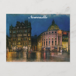 Cartão Postal Newcastle England Artístico