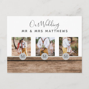 Cartão Postal NeWLYWEDS WEDDING