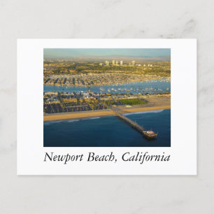 Cartão Postal Newport Beach Aerial