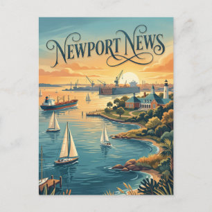 Cartão Postal Newport News, Virgínia