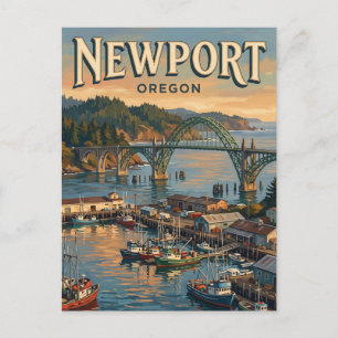 Cartão Postal Newport Oregon