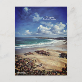 Cartão Postal Newquay Surf Beach Cornwall Seaside Personal