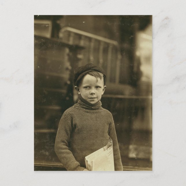 Cartão Postal Newsie (Frente)