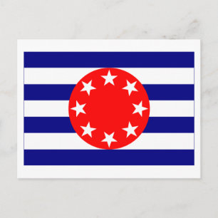 Cartão Postal Ngarchelong Flag