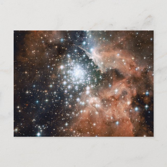 Cartão Postal Ngc 3603 Nebulosa De Emissões (Frente)