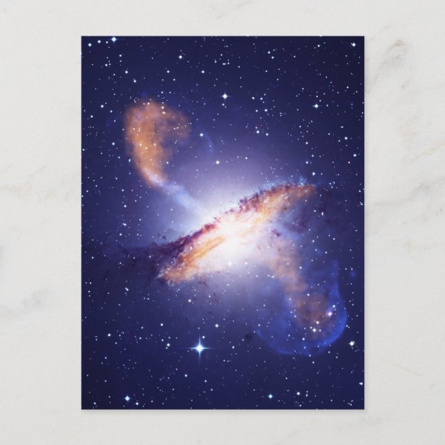 Cartão Postal NGC 5128 Centaurus A Galaxy NASA (Frente)