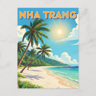 Cartão Postal Nha Trang Beach Vietnam Viagem