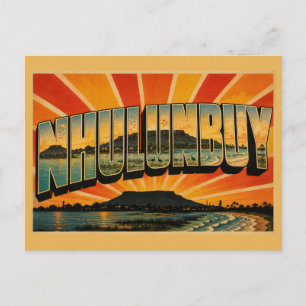 Cartão Postal Nhulunbuy NT Austrália Península de Gove Cidade Co