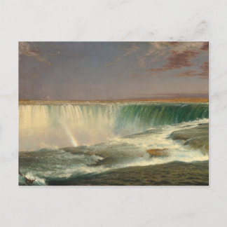 Cartão Postal Niagara, cachoeira pela Igreja Frederic Edwin