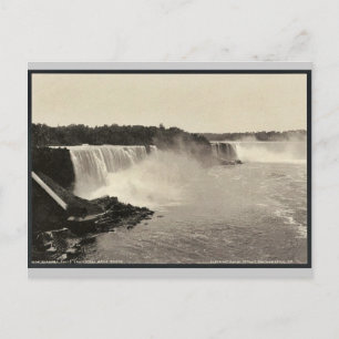 Cartão Postal Niagara Cai da Ponte Siderúrgica Rara Fotografia