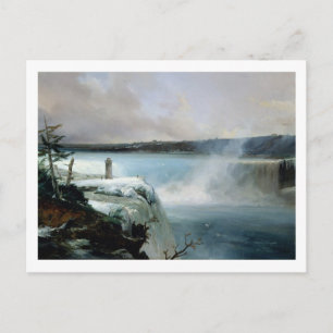 Cartão Postal Niagara Falls, c.1837-40 (óleo na canvas)