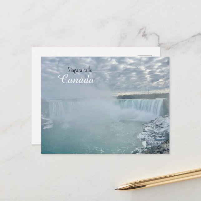 Cartão Postal Niagara Falls Canada Fotografia (Frente/Verso In Situ)