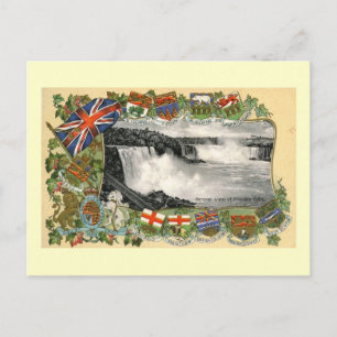 Cartão Postal Niagara Falls, Canadá Vintage