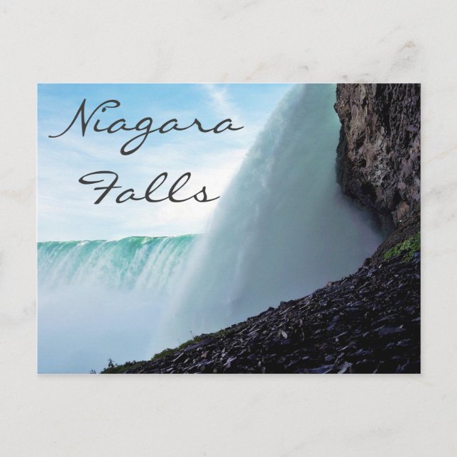 Cartão Postal Niagara Falls Closeup, Nova York (Frente)