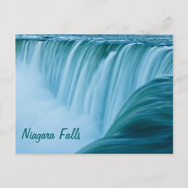 Cartão Postal Niagara Falls com texto (Frente)