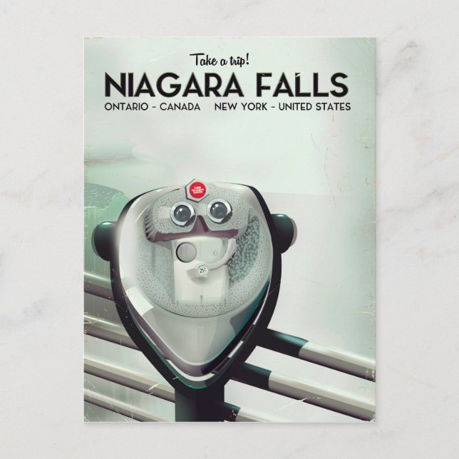 Cartão Postal Niagara Falls - EUA - Canadá - poster de Viagens v (Frente)