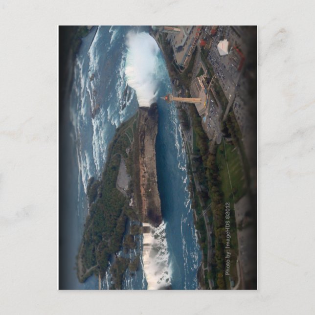 Cartão Postal Niagara Falls, lembrança e presente (Frente)