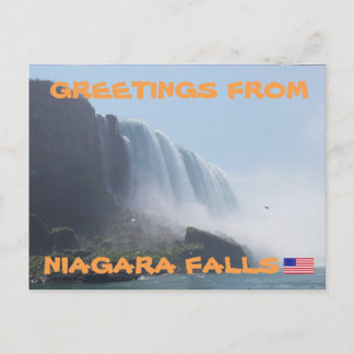 Cartão Postal Niagara Falls New York, EUA