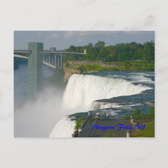 Cartão Postal Niagara Falls NY (Frente)