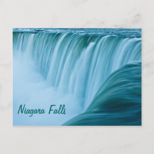 Cartão Postal Niagara Falls with text