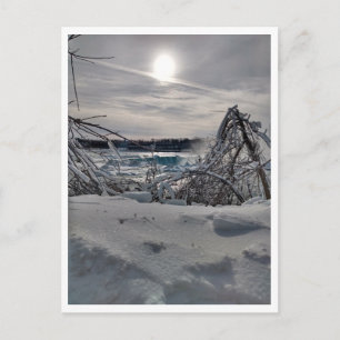 Cartão Postal Niagara no Inverno